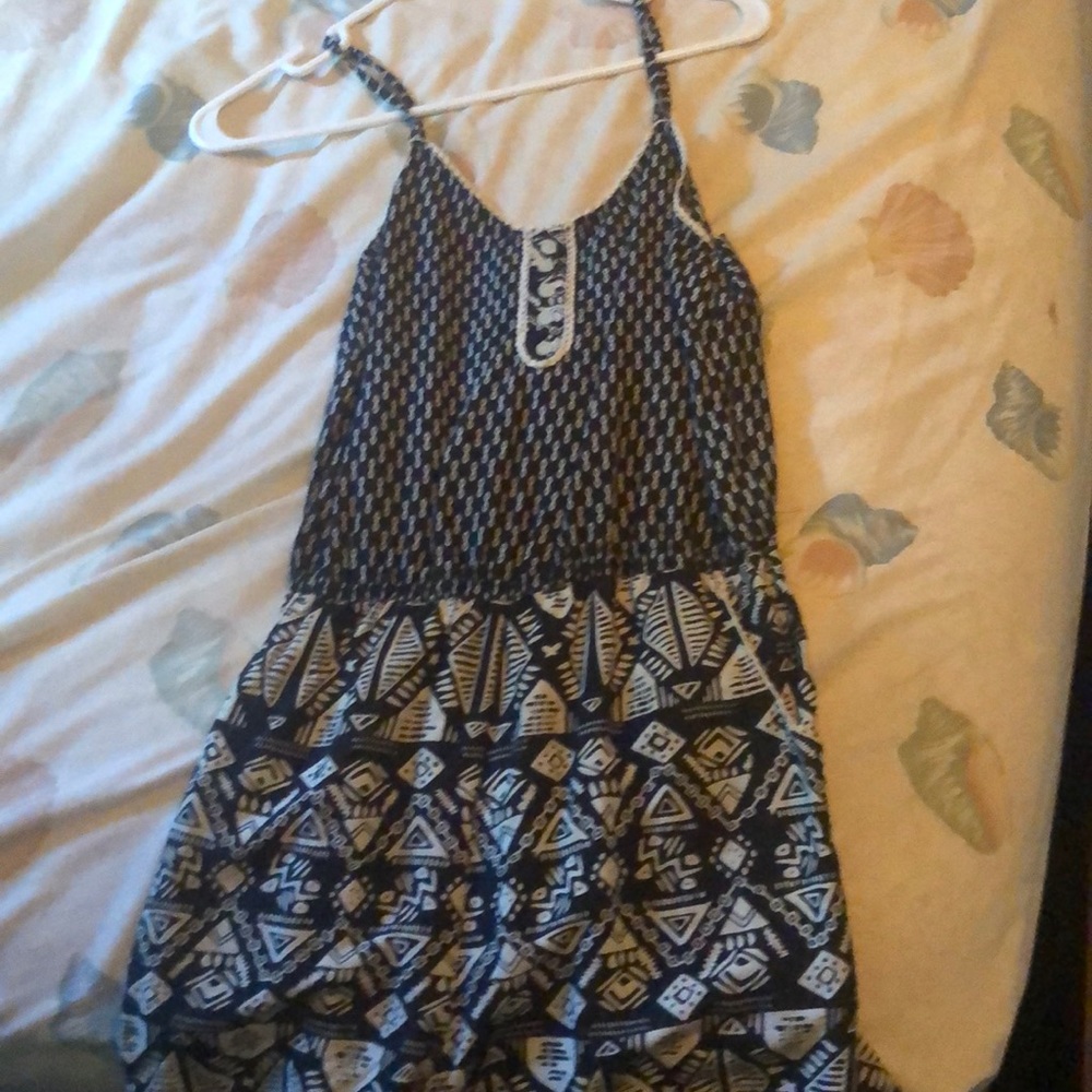 Black and white romper